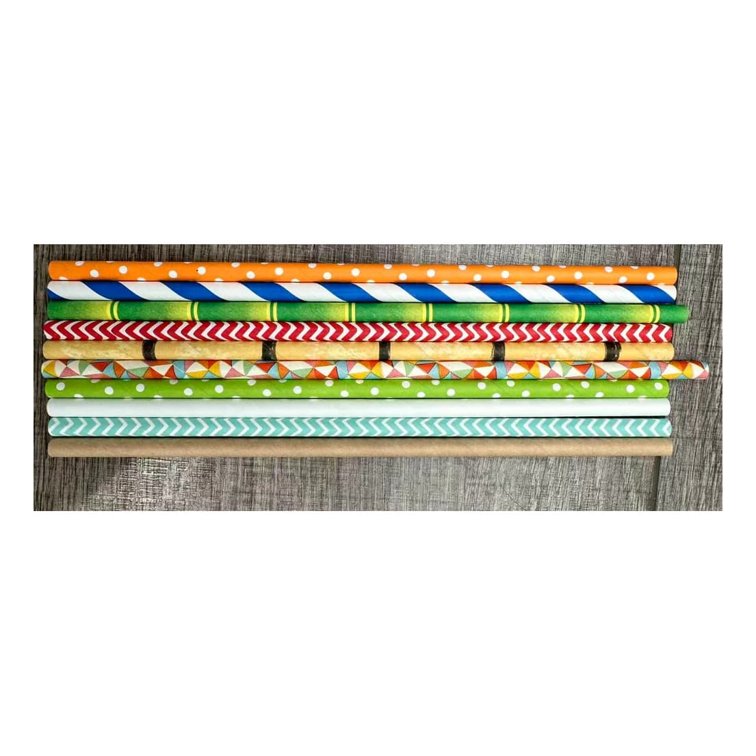 Printed Disposable Paper Straws
