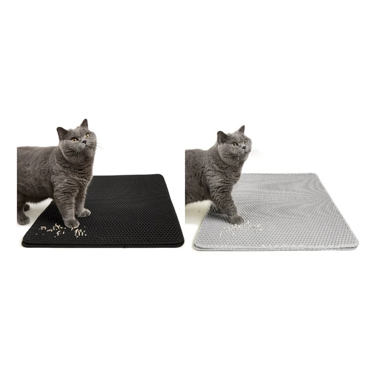 Double-Layer Cat Litter Mat